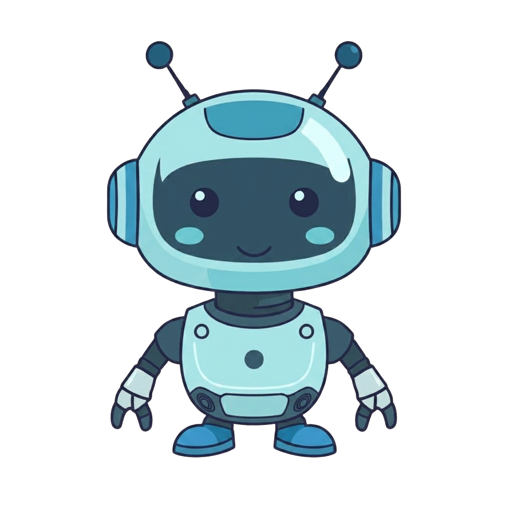 Ilustración de un bot asistente genérico